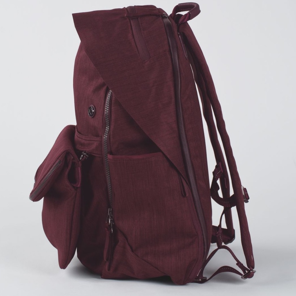 Lululemon Athletica Burgundy Backpack - Picture 2 of 16